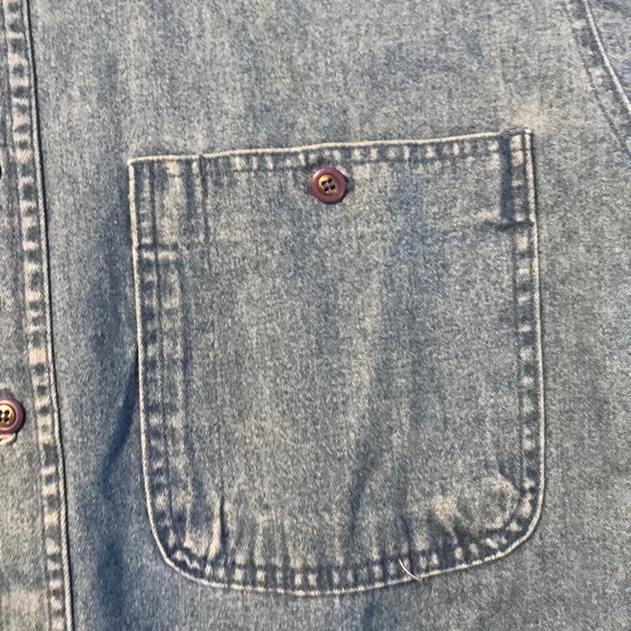 Denim Button Down - Picture 3 of 4